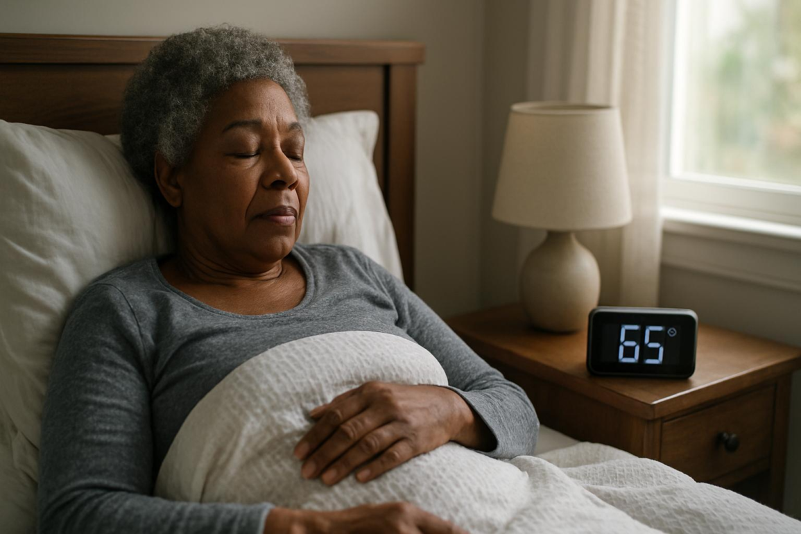 This bedroom temperature could help older adults sleep with less stress