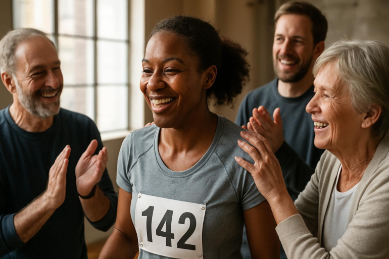 ‘The kindness of people got me to the finish line’