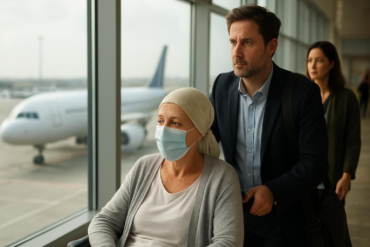 Cancer patient leaves Dubai on ‘miracle flight’